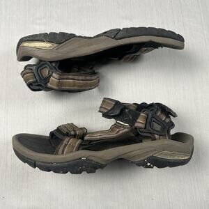 Teva Terra Fi Men’s Size 8 Hiking Sandal Brown Outdoors Water Shoes S/N 4134
